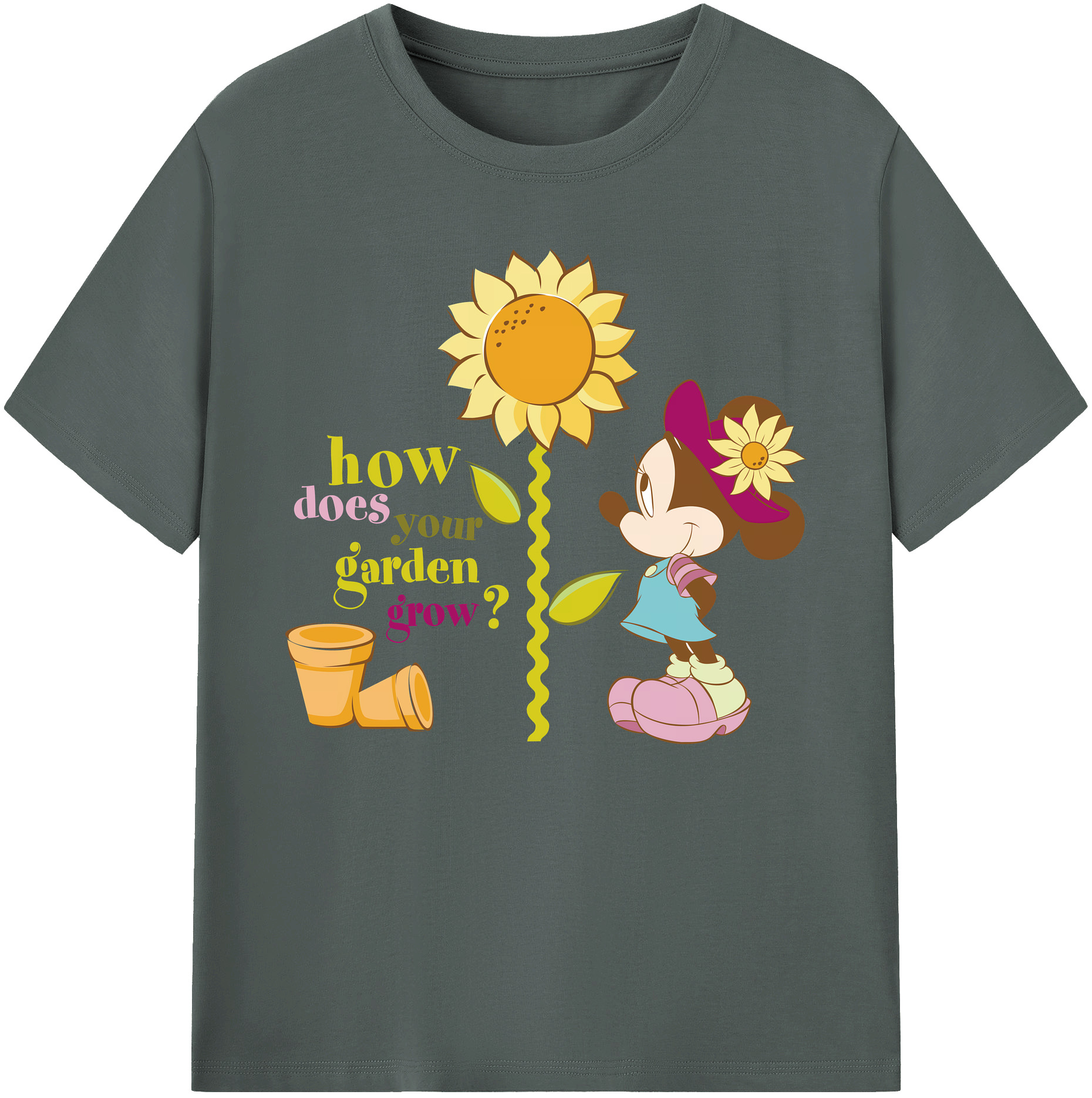 ミッキーマウス Mickey Mouse 綿100％ メンズ半袖Tシャツ｜肌触りやわらか＆通気性